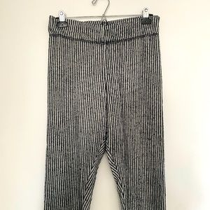 Free People knit striped leggings